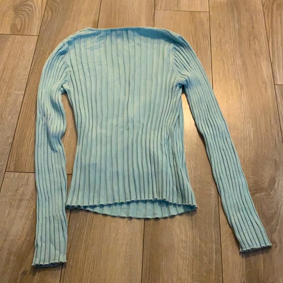 Guess Jeans Light Blue Cardigan - Size Medium - Picture 6 of 6